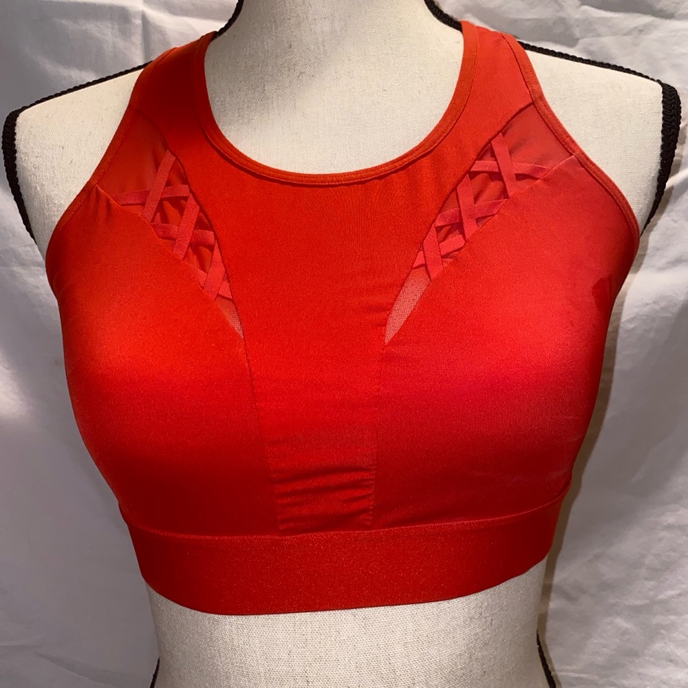 Victoria’s Secret red sports bra